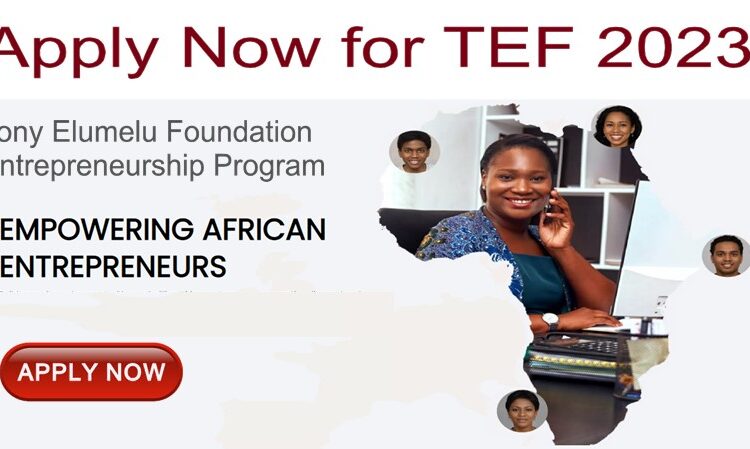  Tony Elumelu Foundation-TEFCONNECT Application Form 2023/2024 |TEFconnect.com